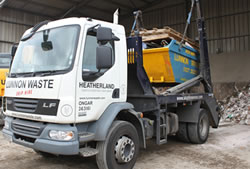 Skip Hire in Brentwood fully loaded skip